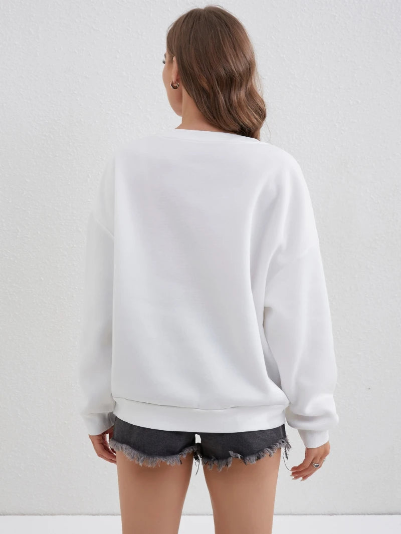 White Halloween Sweatshirt