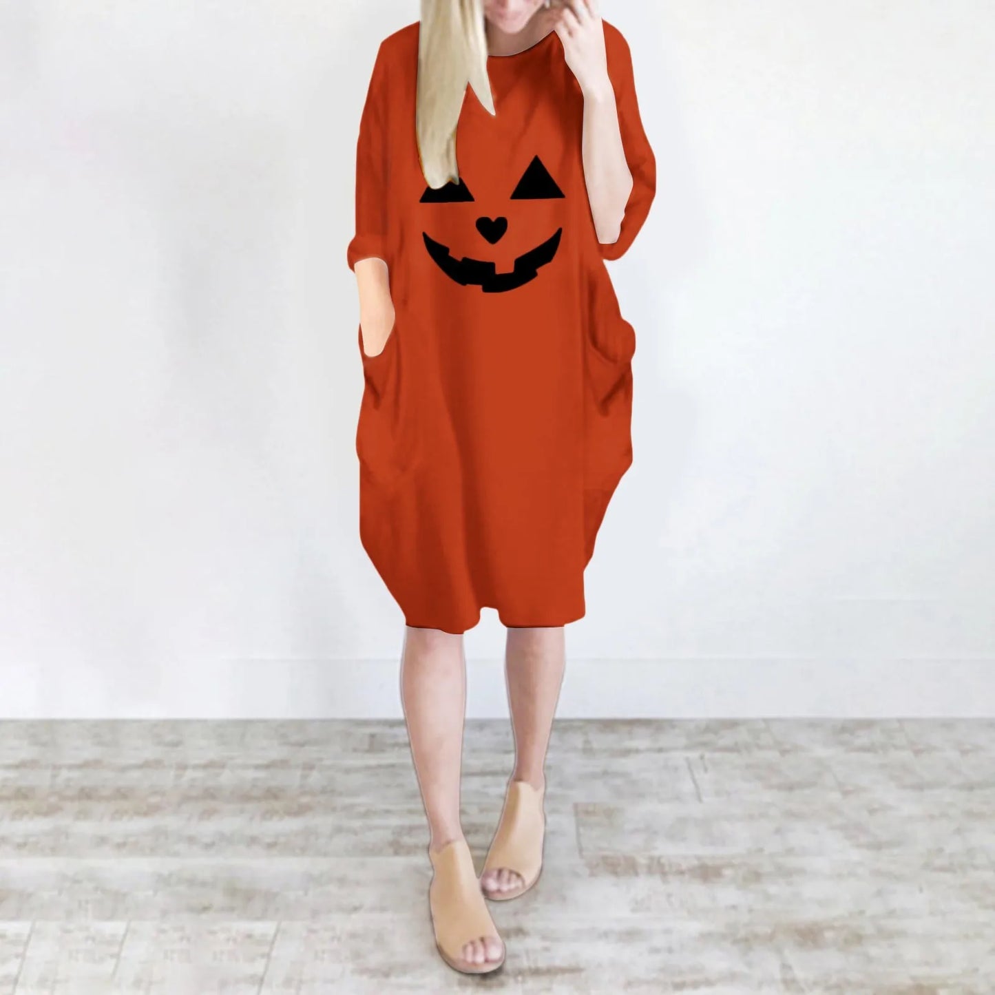 Halloween Sweatshirt Dress