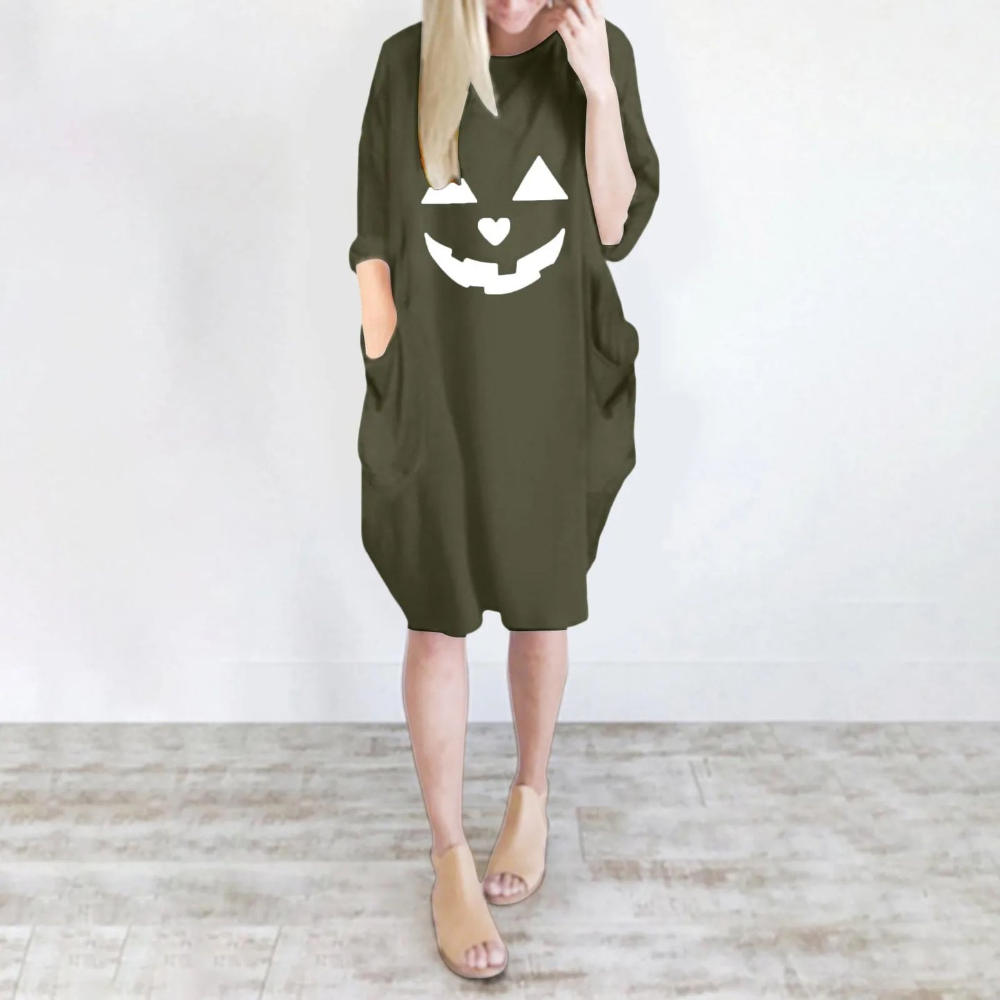 Halloween Sweatshirt Dress