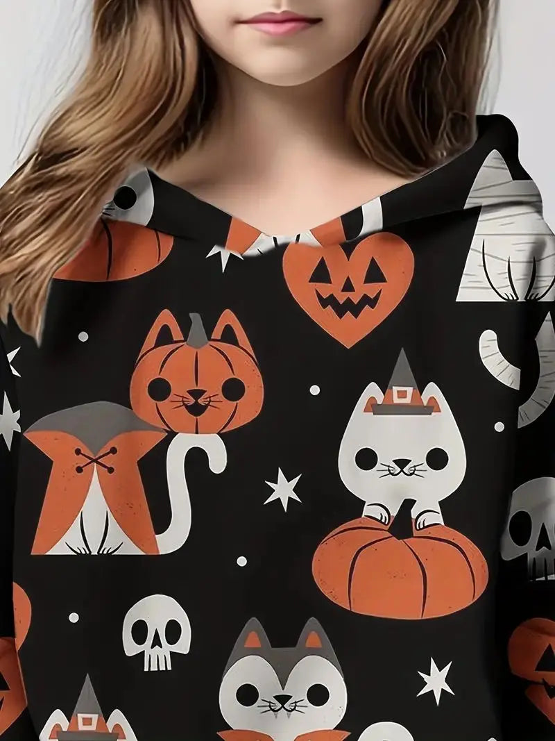 Pumpkin Sweatshirt Girls