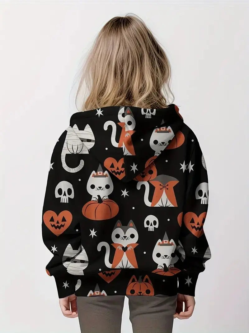 Pumpkin Sweatshirt Girls