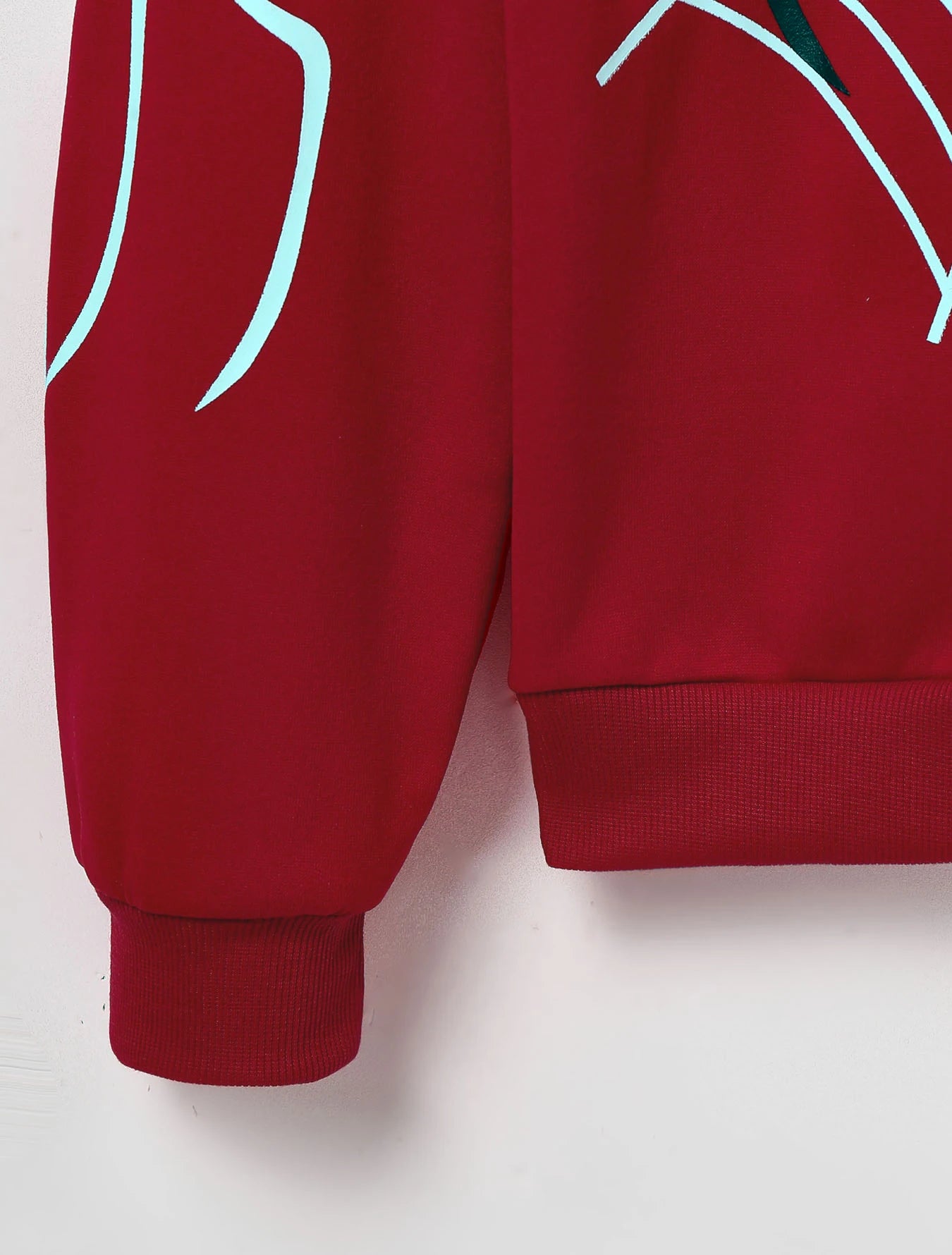 Red Spider Web Zip Up