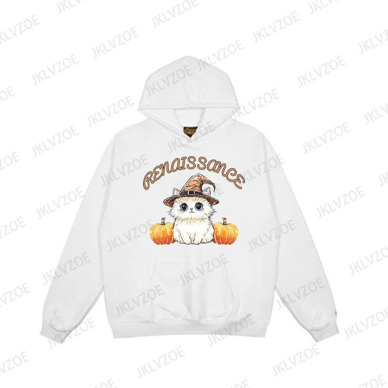 Halloween Cat Pumpkin Sweatshirt