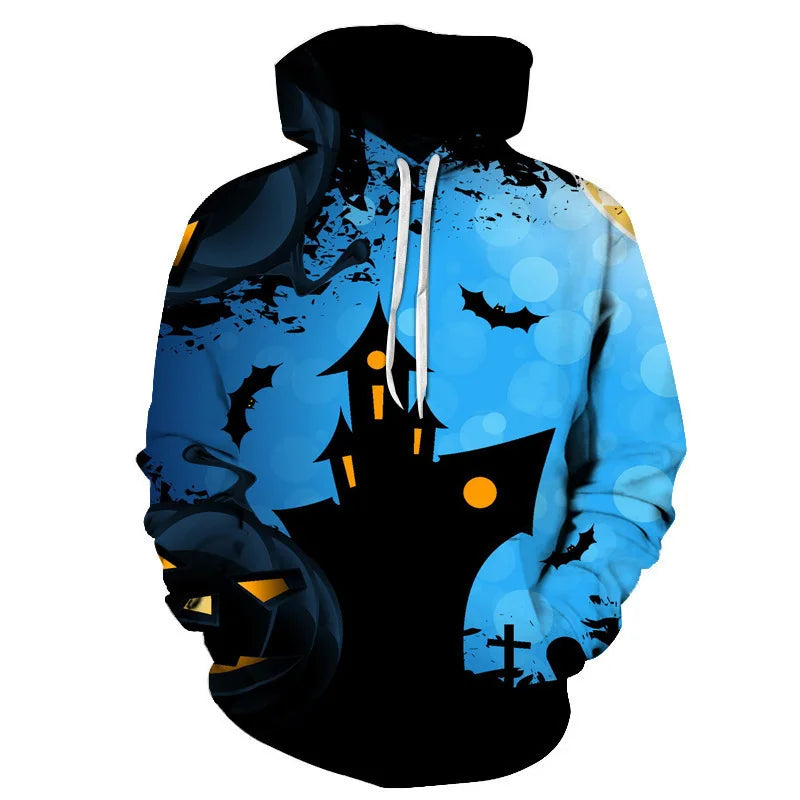 Halloween Pumpkin Face Hoodie