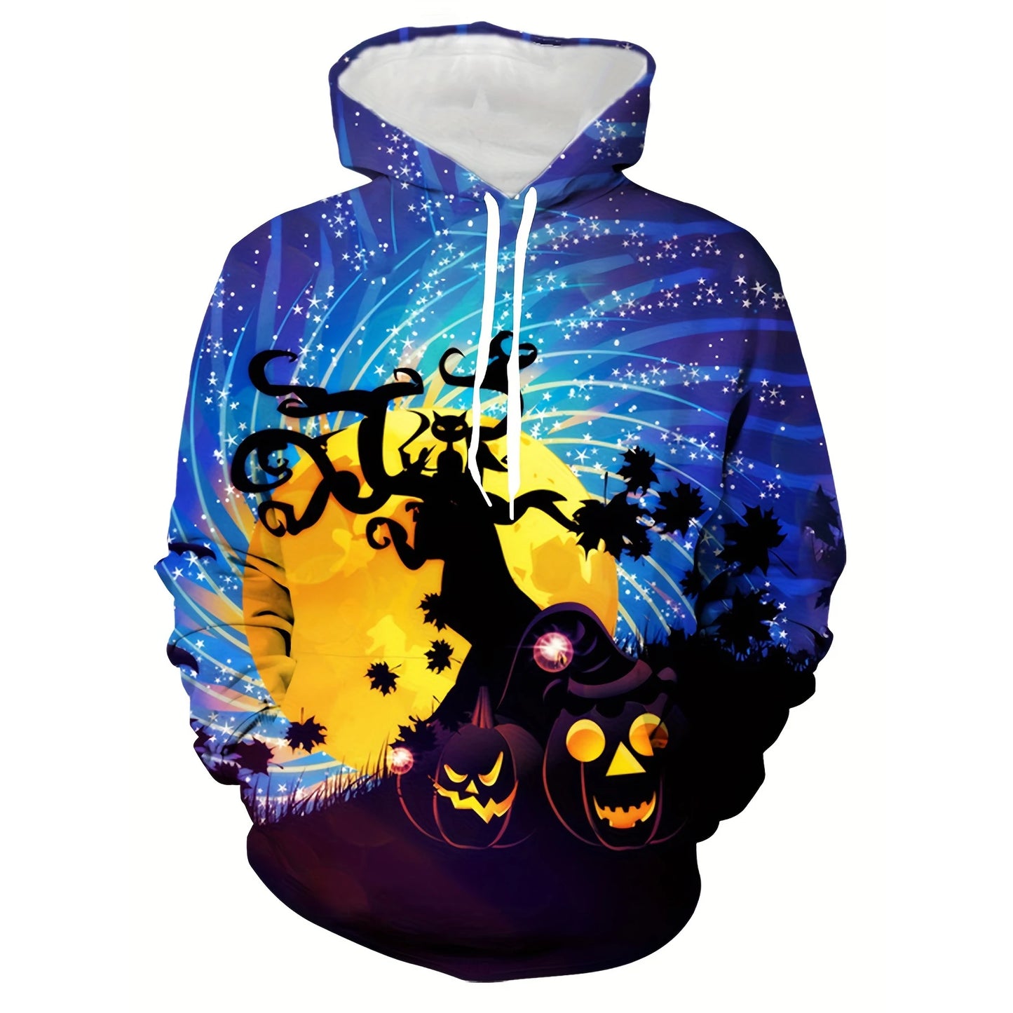 Black And Orange Hoodie