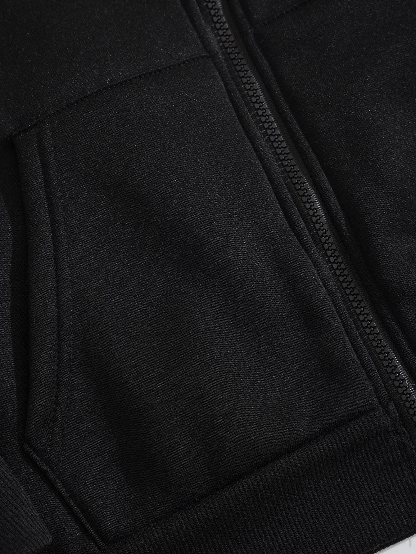 Spider Web Zip Up Hoodie