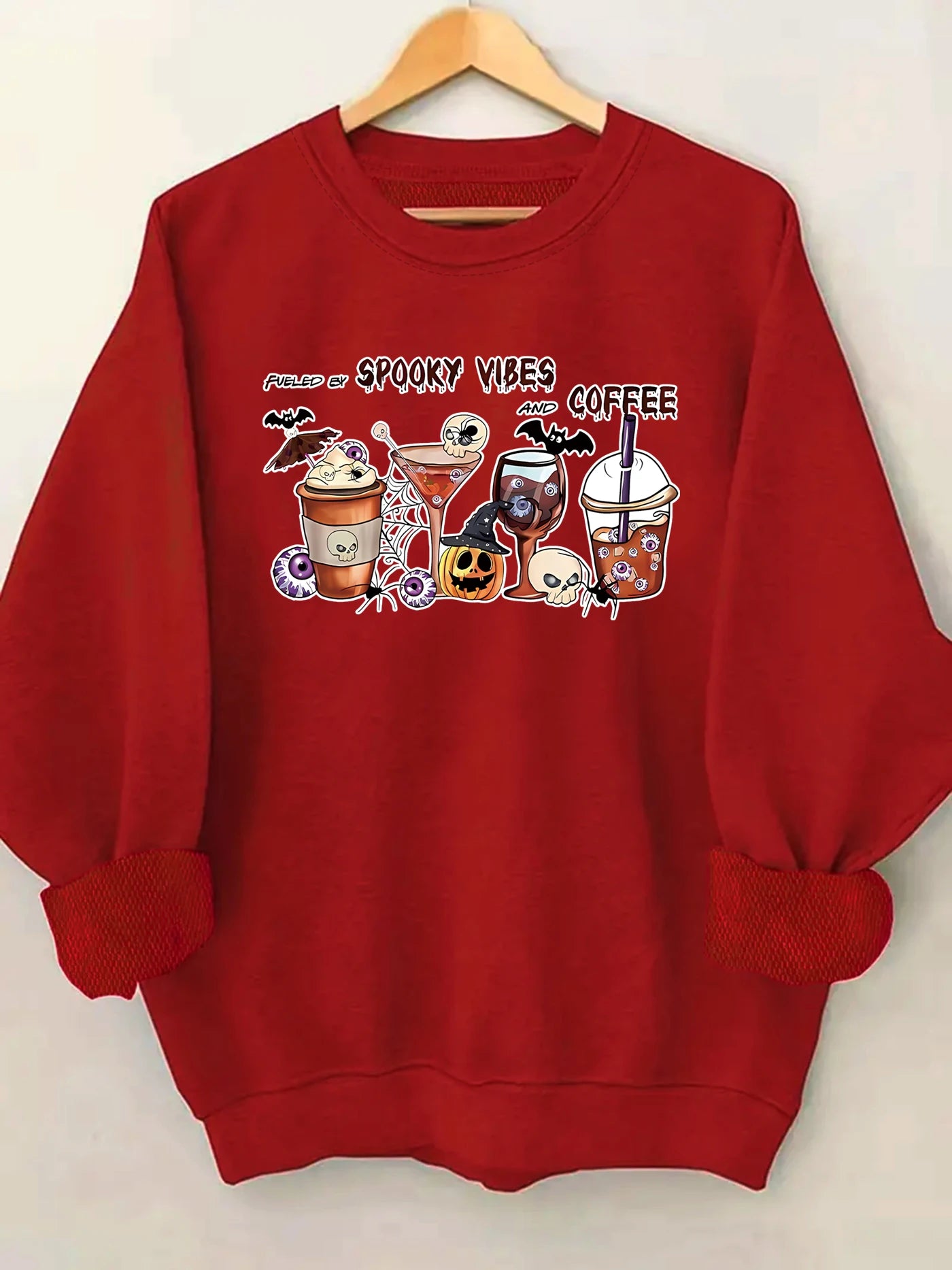 Red Halloween Sweatshirt