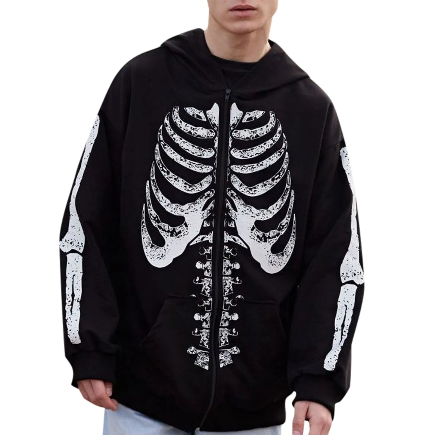 Oversized Skeleton Hoodie