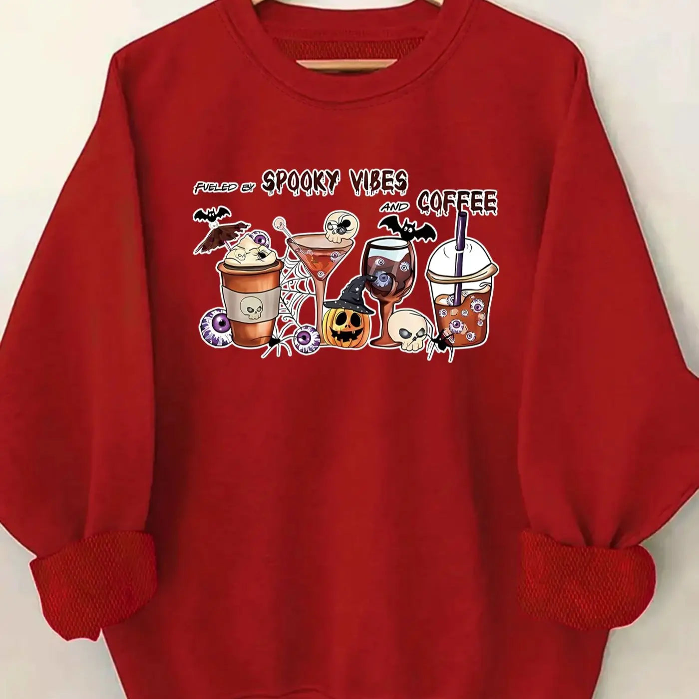Red Halloween Sweatshirt