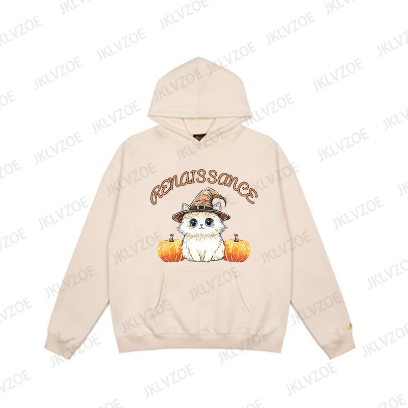 Halloween Cat Pumpkin Sweatshirt