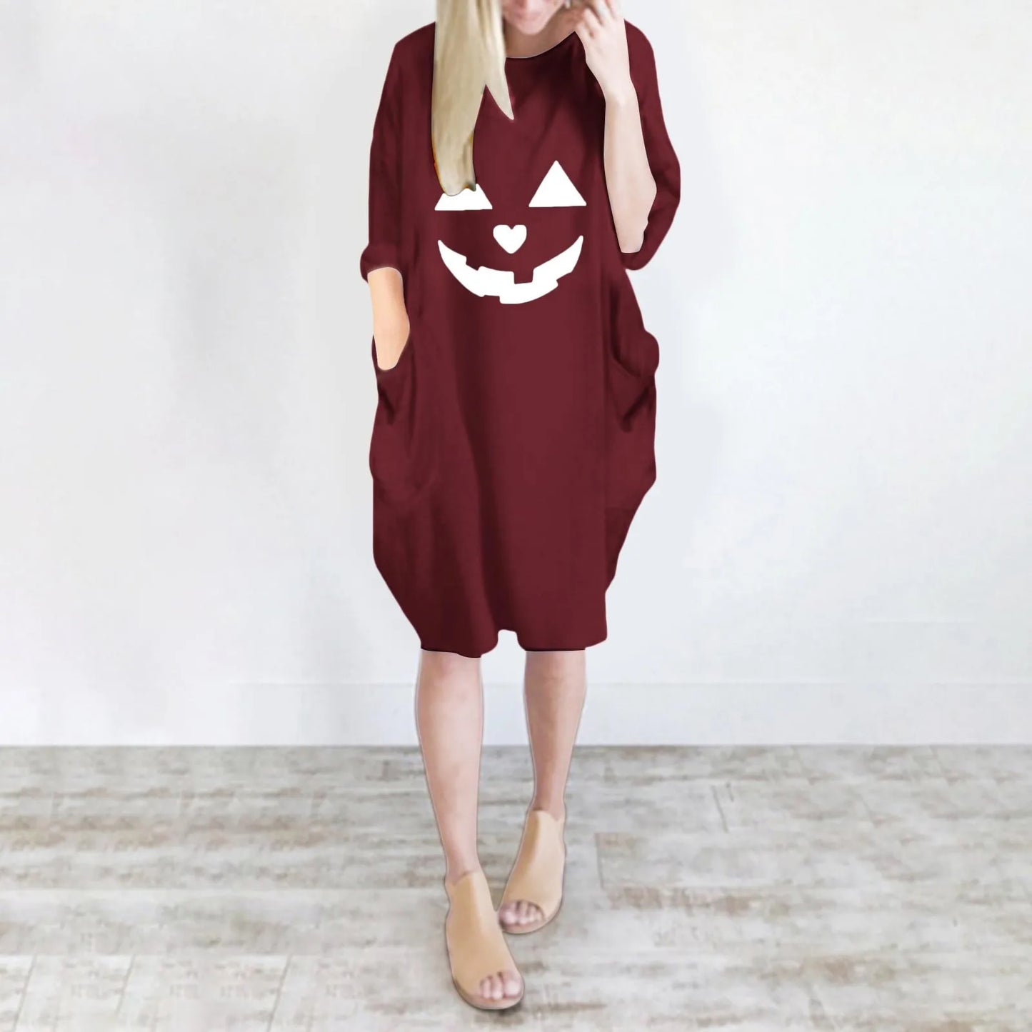 Halloween Sweatshirt Dress