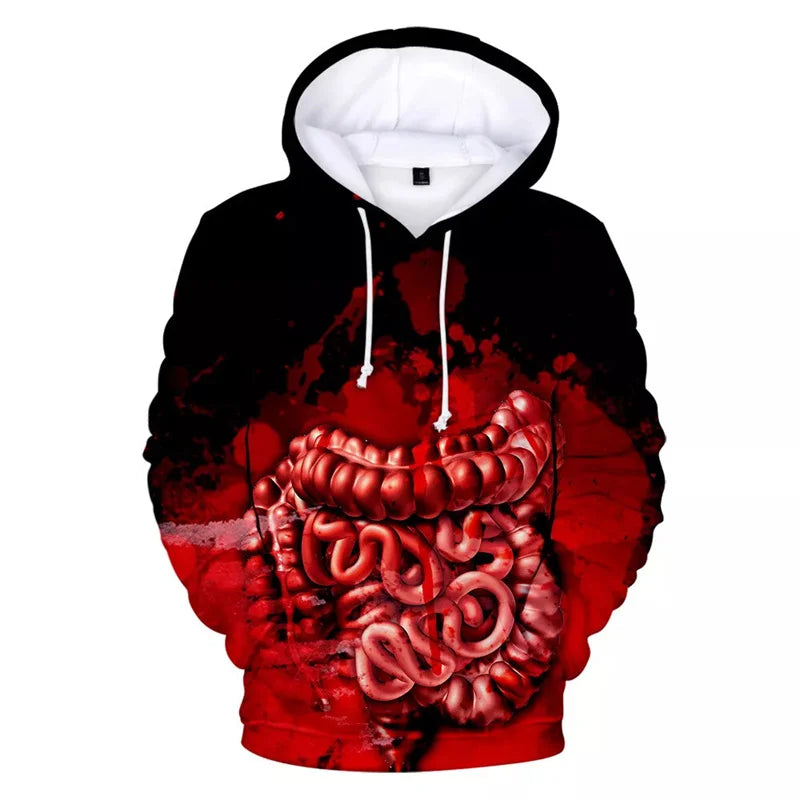 Rainbow Skeleton Hoodie