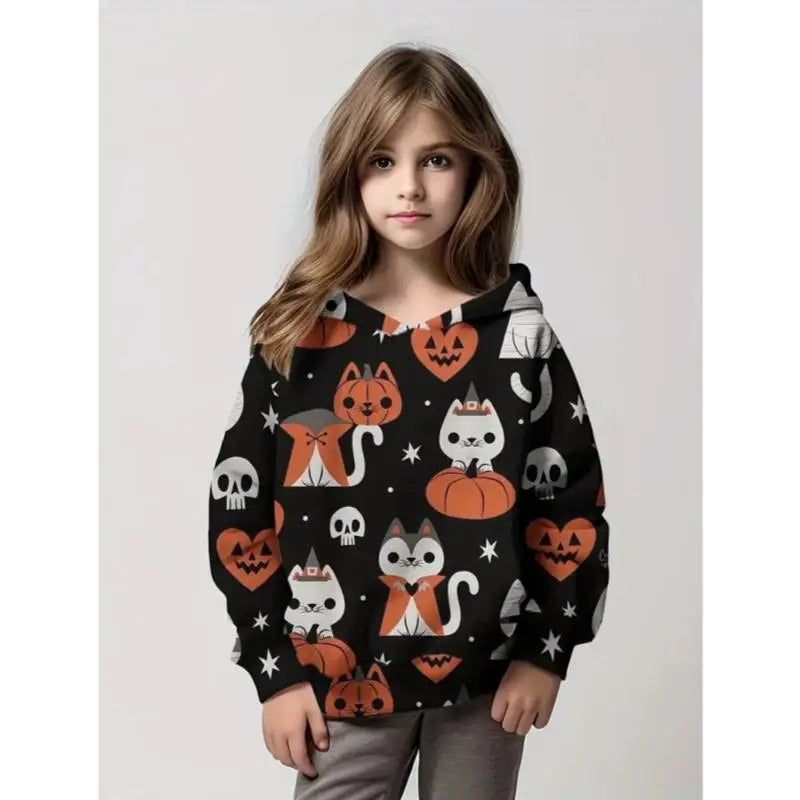 Pumpkin Sweatshirt Girls