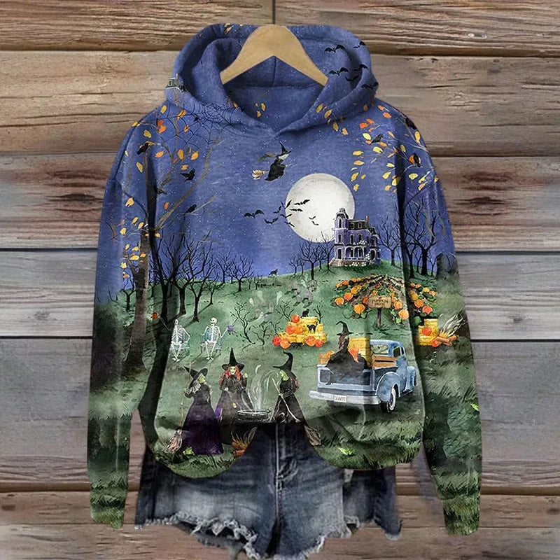 Spooky Hoodies For Women