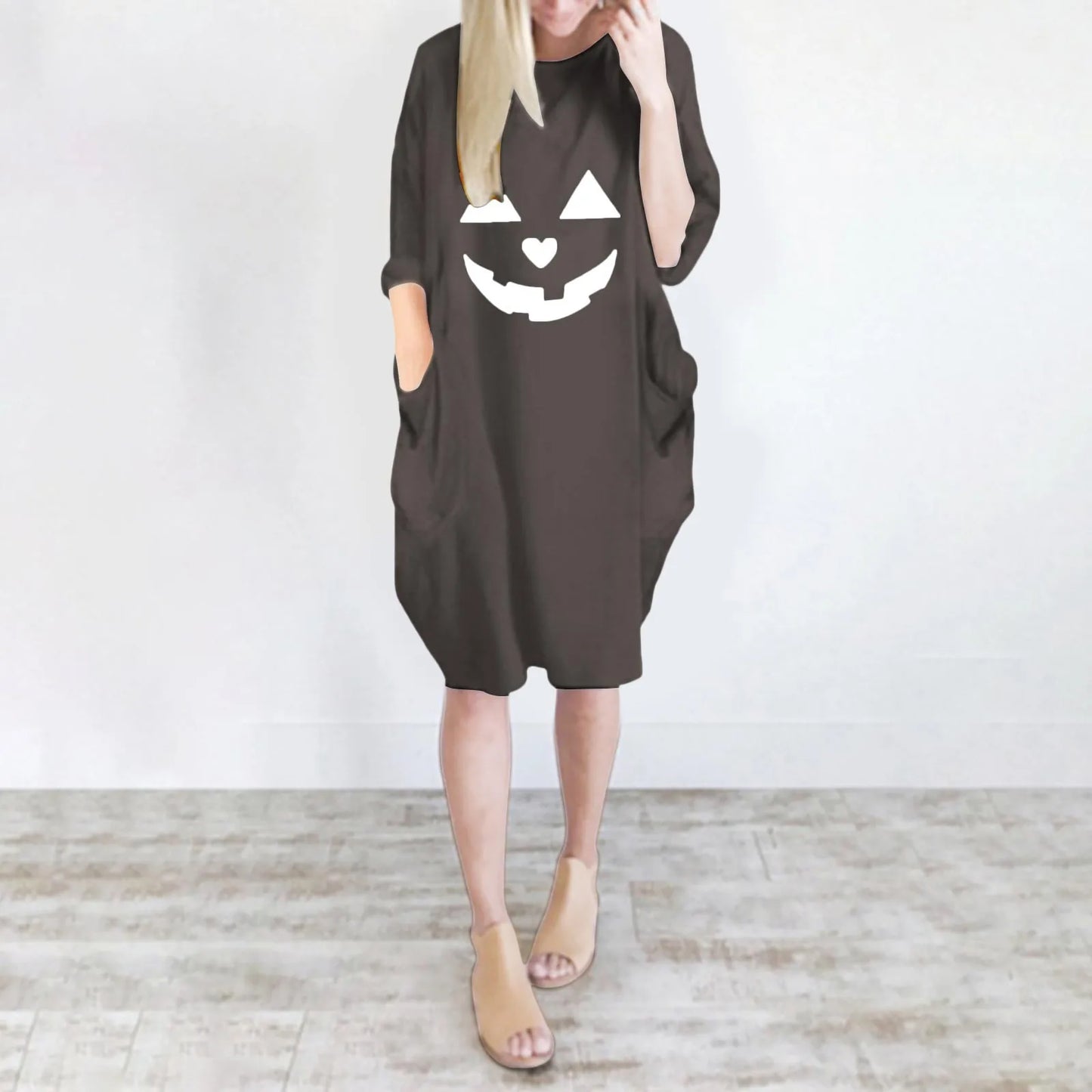 Halloween Sweatshirt Dress
