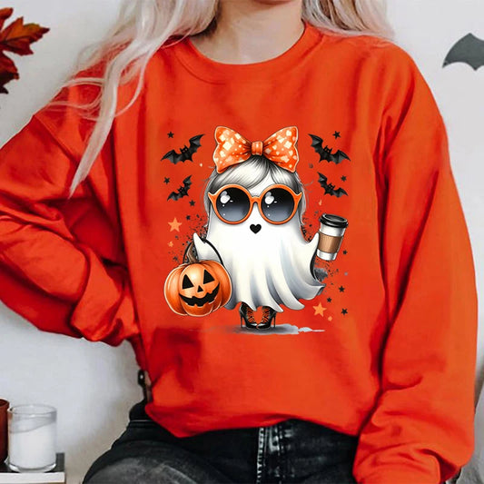 Ghost With Glasses Sweatshirt