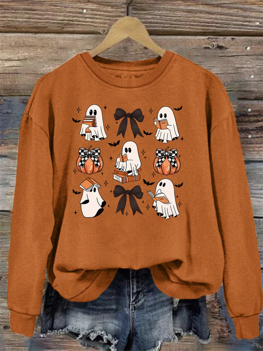 Ghost Pattern Sweatshirt