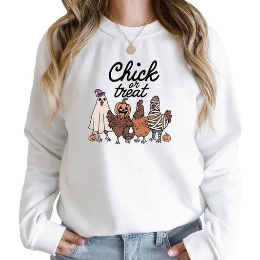 Chick Or Treat Sweatshirt