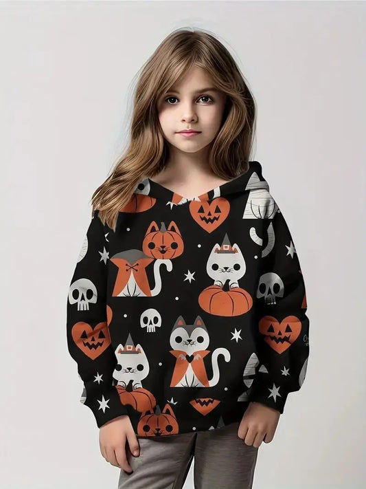 Pumpkin Sweatshirt Girls